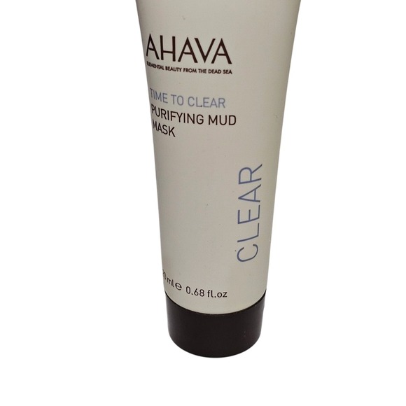 AHAVA Purifying Mud Mask Time to Clear Dead Sea Minerals 0.68 fl oz Travel - Picture 4 of 6